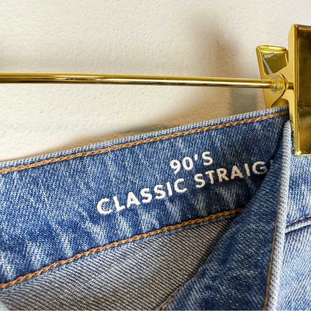 J. Crew 90s Classic Straight Leg Jeans High Rise Size 29T 29 Tall - Picture 8 of 14